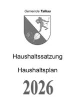 Haushaltssatzung und -plan Talkau 2026